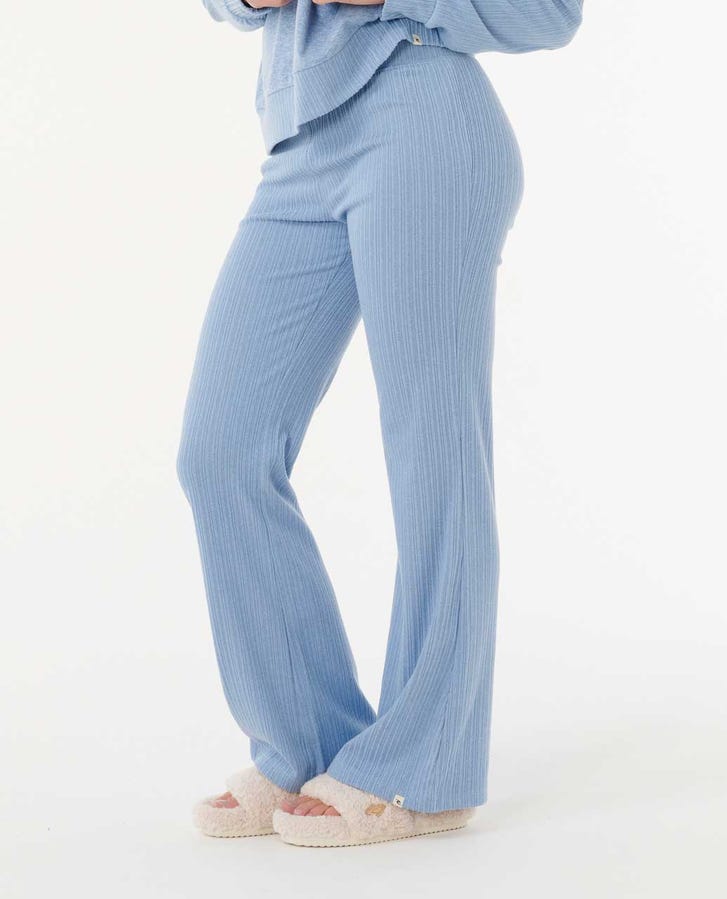 Rip Curl Cosy Flare Pants-Blue Marle