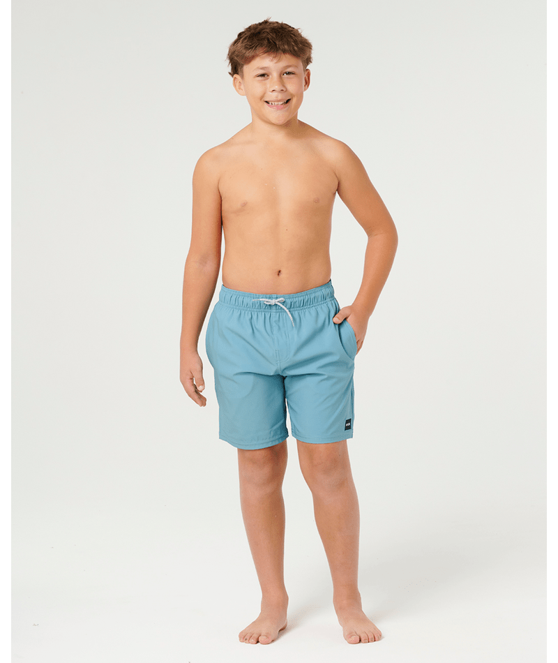 Rip Curl Boys' Daily Volley Boardshorts-Blue Lagoon