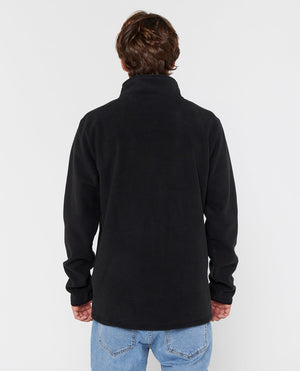 Rip Curl Search Polar Fleece Crew Jacket-Black
