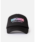Rip Curl Surf Puff Trucker Hat-Black/Black