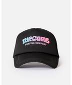 Rip Curl Surf Puff Trucker Hat-Black/Black