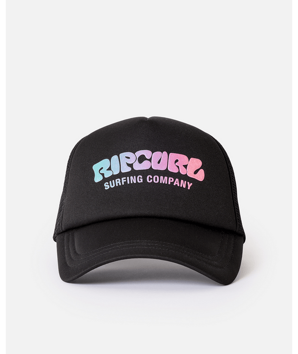 Rip Curl Surf Puff Trucker Hat-Black/Black