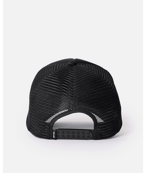 Rip Curl Surf Puff Trucker Hat-Black/Black— Alternate View