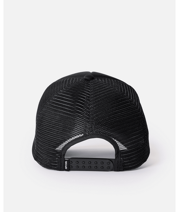 Rip Curl Surf Puff Trucker Hat-Black/Black