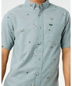 Rip Curl Skelly Breach Shirt-Bluestone