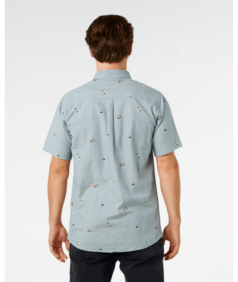 Rip Curl Skelly Breach Shirt-Bluestone