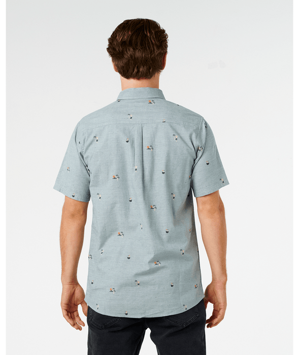 Rip Curl Skelly Breach Shirt-Bluestone