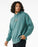 Rip Curl Shredding Zip Thru Hooded Sweatshirt-Blue Stone