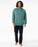 Rip Curl Shredding Zip Thru Hooded Sweatshirt-Blue Stone