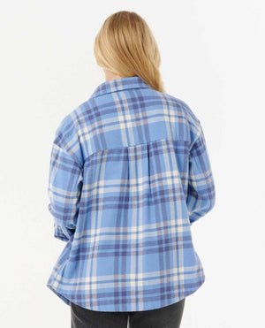 Rip Curl Oceanic Flannel L/S Shirt-Blue