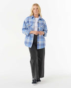 Rip Curl Oceanic Flannel L/S Shirt-Blue