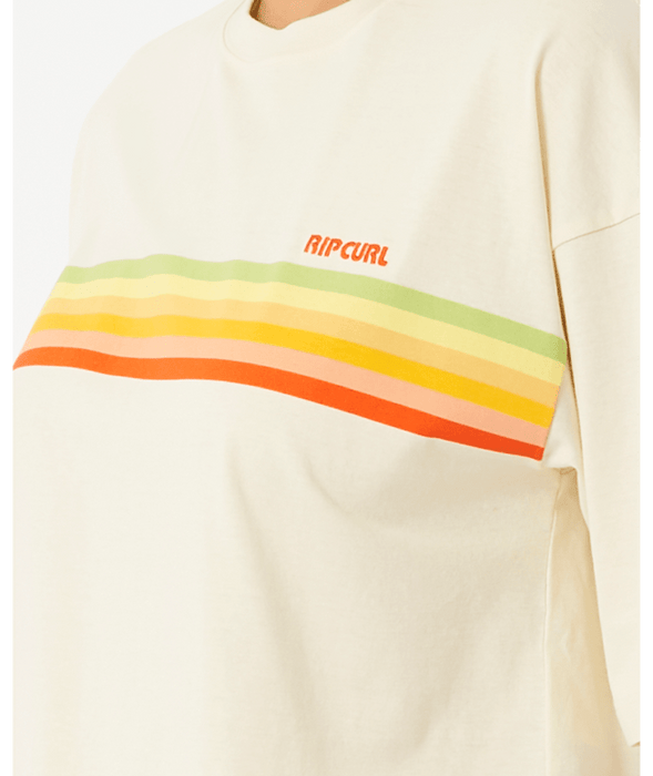 Rip Curl Eventide Heritage Crop Tee-Bone