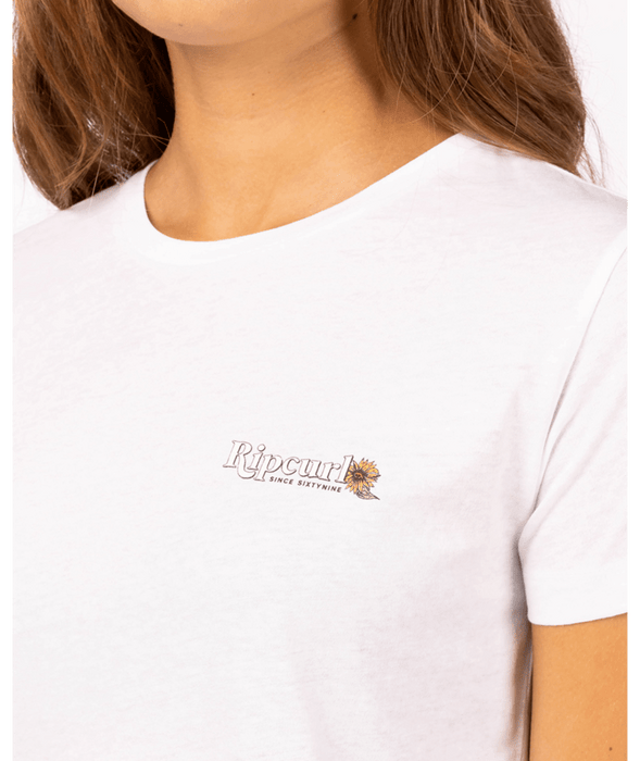 Rip Curl Golden Hour Standard Tee-Optical White