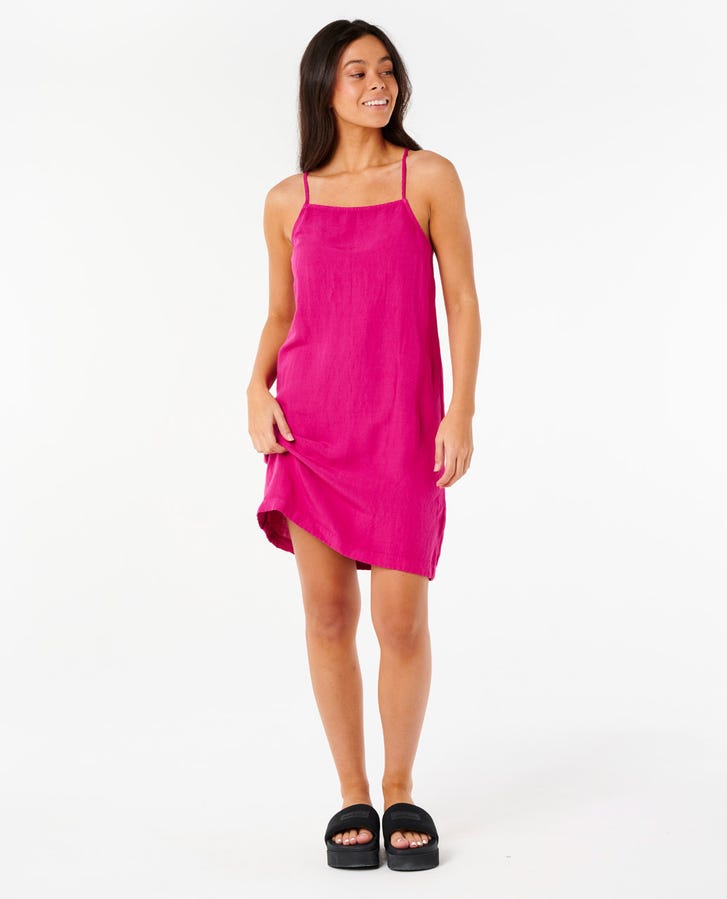 Rip Curl Premium Surf Holiday Mini Dress-Fushia