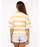 Rip Curl Paradise Club Heritage Crop Tee-Straw