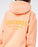 Rip Curl Surf Puff Heritage Hood Sweatshirt-Papaya