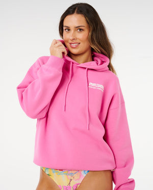 Rip Curl Surf Puff Heritage Sweatshirt-Super Pink