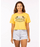 Rip Curl Brazilian Soul Crop Tee-Light Yellow