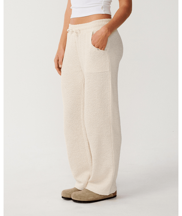 Rip Curl Cala Nights Textured Pants-Natural
