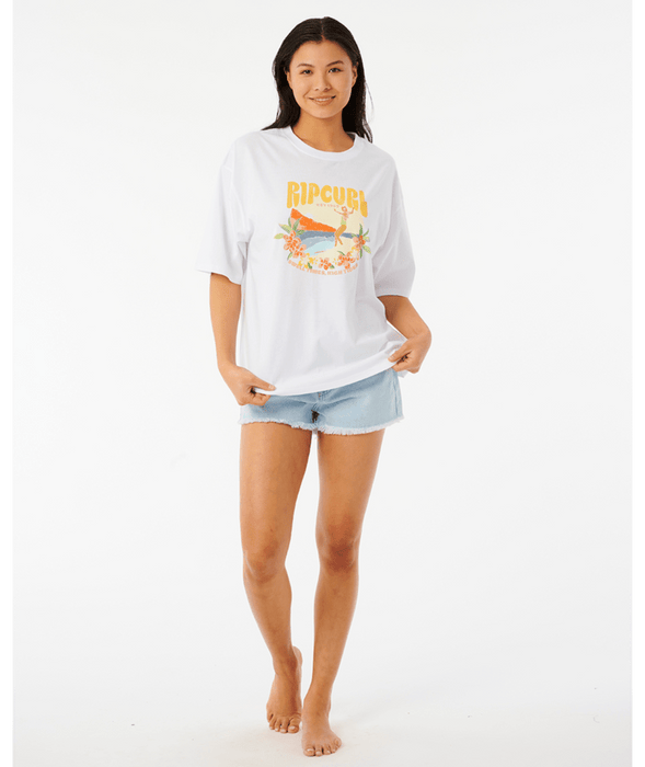Rip Curl Soul Heritage Tee-Optical White