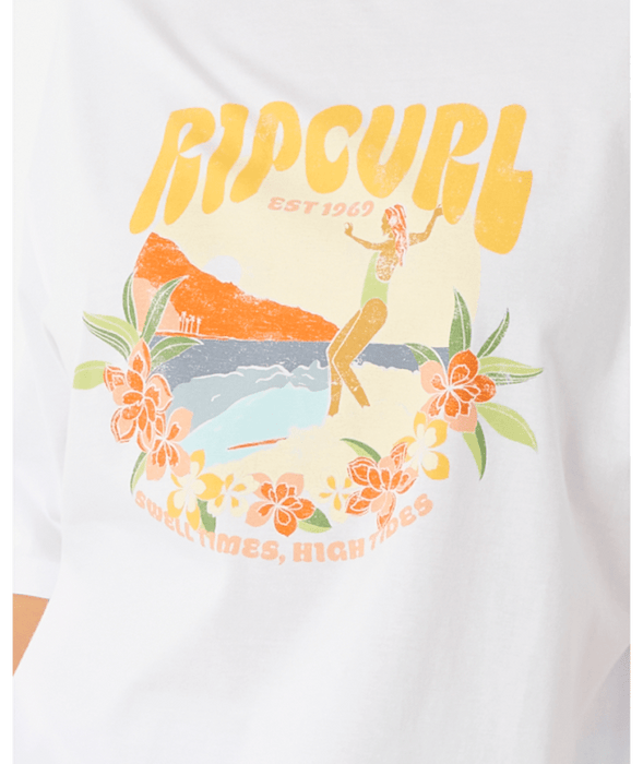 Rip Curl Soul Heritage Tee-Optical White