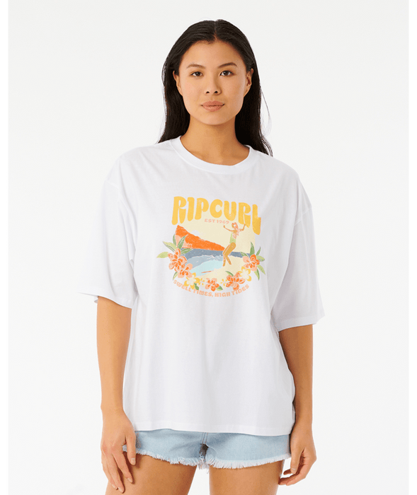 Rip Curl Soul Heritage Tee-Optical White
