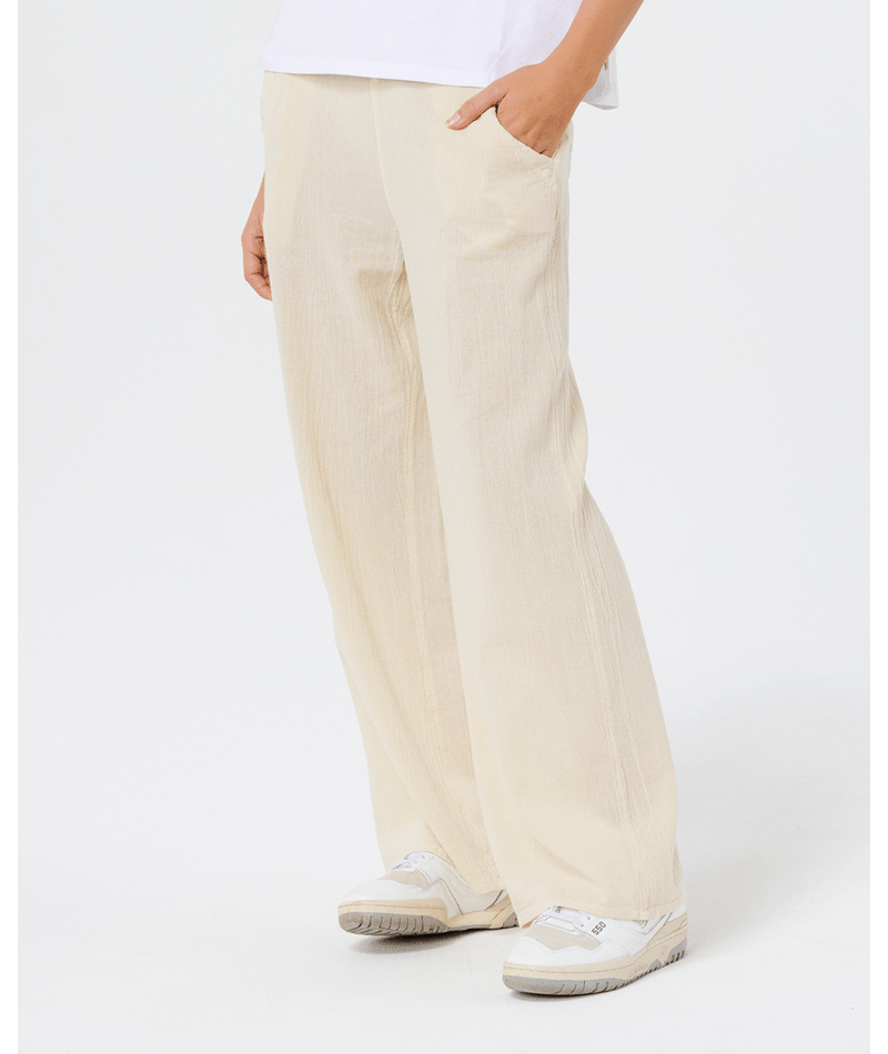 Rip Curl Classic Surf Wide Leg Pants-Natural