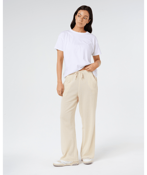 Rip Curl Classic Surf Wide Leg Pants-Natural
