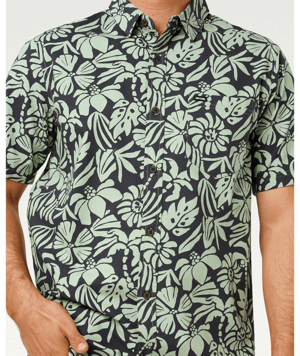 Rip Curl Sessions Shirt-Washed Black/Fatigue