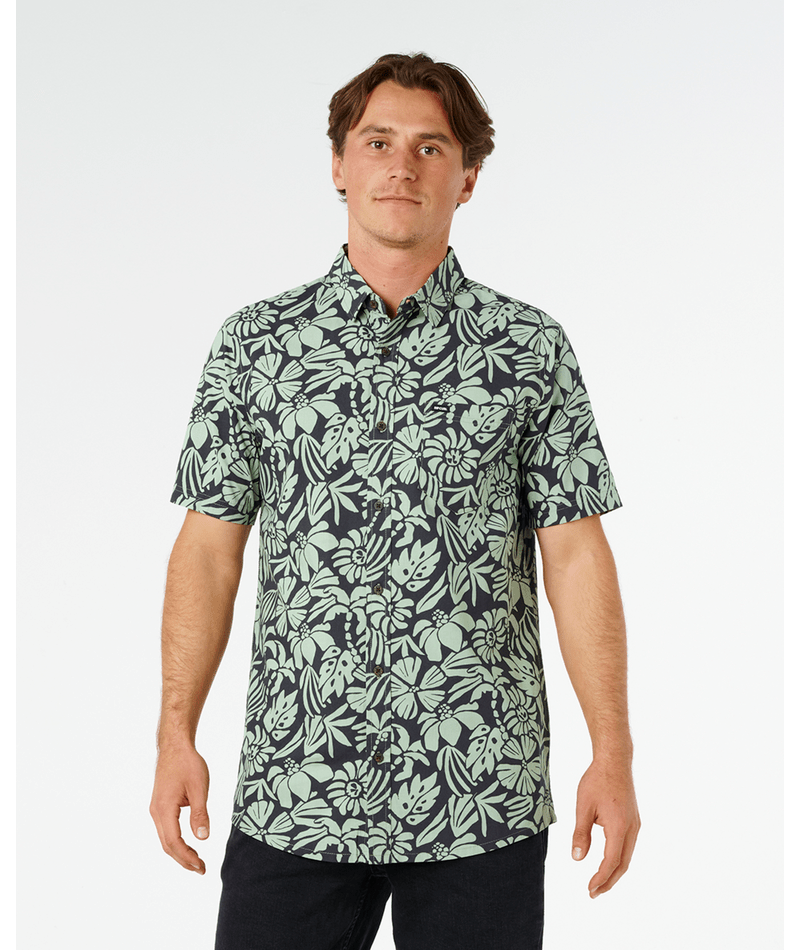Rip Curl Sessions Shirt-Washed Black/Fatigue