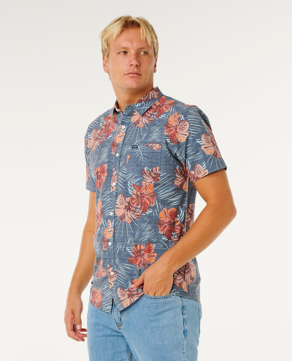 Rip Curl Sessions Aerotech Shirt-Light Navy