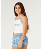 Rip Curl Girls' Half Moon Bay Layer Tank-Bone