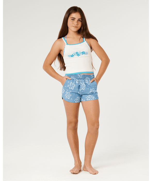 Rip Curl Girls' Half Moon Bay Layer Tank-Bone