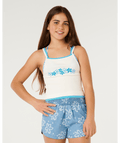 Rip Curl Girls' Half Moon Bay Layer Tank-Bone