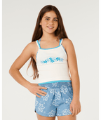 Rip Curl Girls' Half Moon Bay Layer Tank-Bone