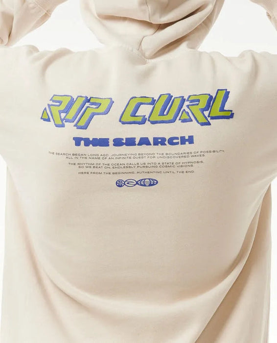 Rip Curl Quest Hooded Sweatshirt-Vintage White
