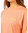 Rip Curl Better Days Heritage Crop Tee-Dusty Pink