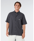 Rip Curl Liquid Trips Check Shirt-Washed Black