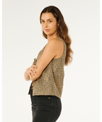 Rip Curl Animal Instincts Tie Tank-Natural
