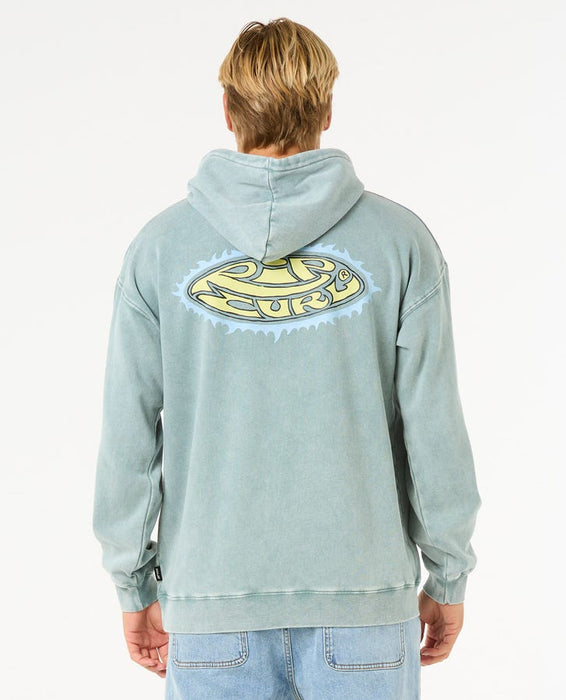 Rip Curl Raw Energy Hooded Sweatshirt-Blue Lagoon