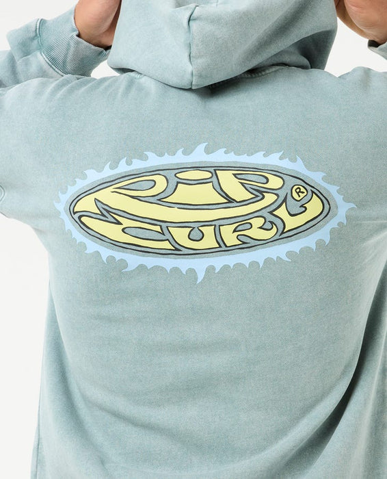 Rip Curl Raw Energy Hooded Sweatshirt-Blue Lagoon
