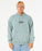 Rip Curl Raw Energy Hooded Sweatshirt-Blue Lagoon
