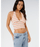 Rip Curl Topanga Canyon Rib Halter Tank-Peach