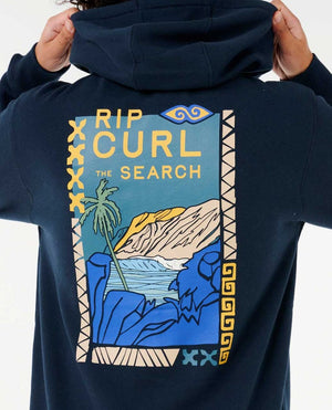 Rip Curl AOTS - Cody Welsh Zip Thru Sweatshirt-Navy