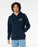 Rip Curl AOTS - Cody Welsh Zip Thru Sweatshirt-Navy