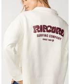 Rip Curl Surf Puff 1/4 Zip Sweatshirt-Bone