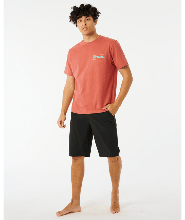 Rip Curl Pacific Rinse Reef Tee-Dusty Mushroom