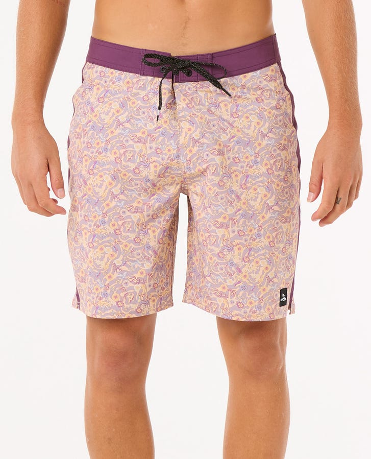 Rip Curl Mirage Floral Reef Boardshorts-Smokey Grape