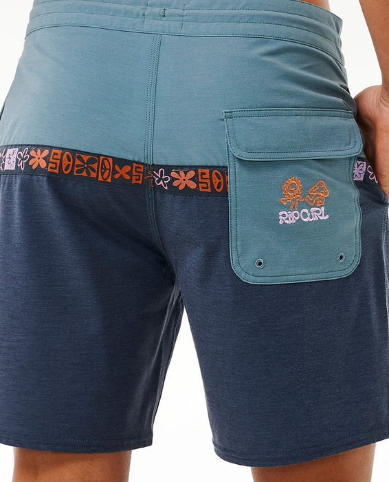 Rip Curl SWC Fungi Layday Boardshorts-Dark Navy