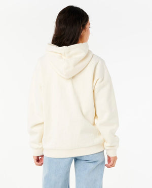 Rip Curl Varsity Hooded Sweatshirt-Bone